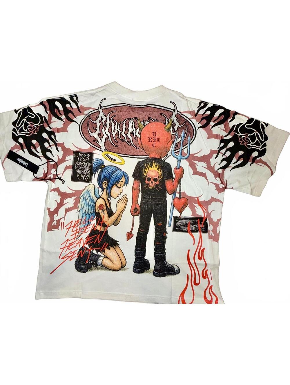 Civil Regime Hellbent 199x Oversized T Shirt Size Large
